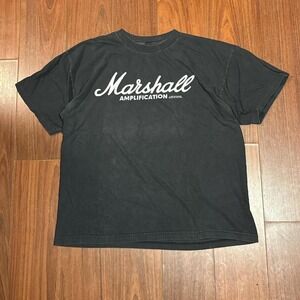 Vintage 1996 Blue Grape Marshall Amplification Black Shirt Size Mens XL